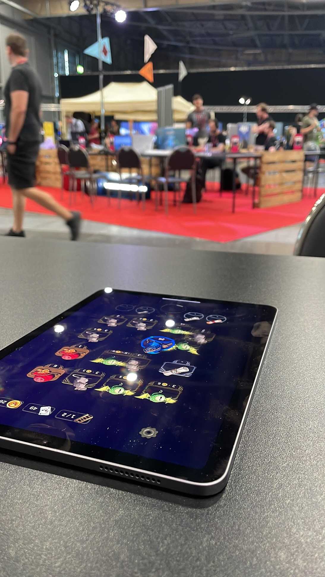 View from my booth