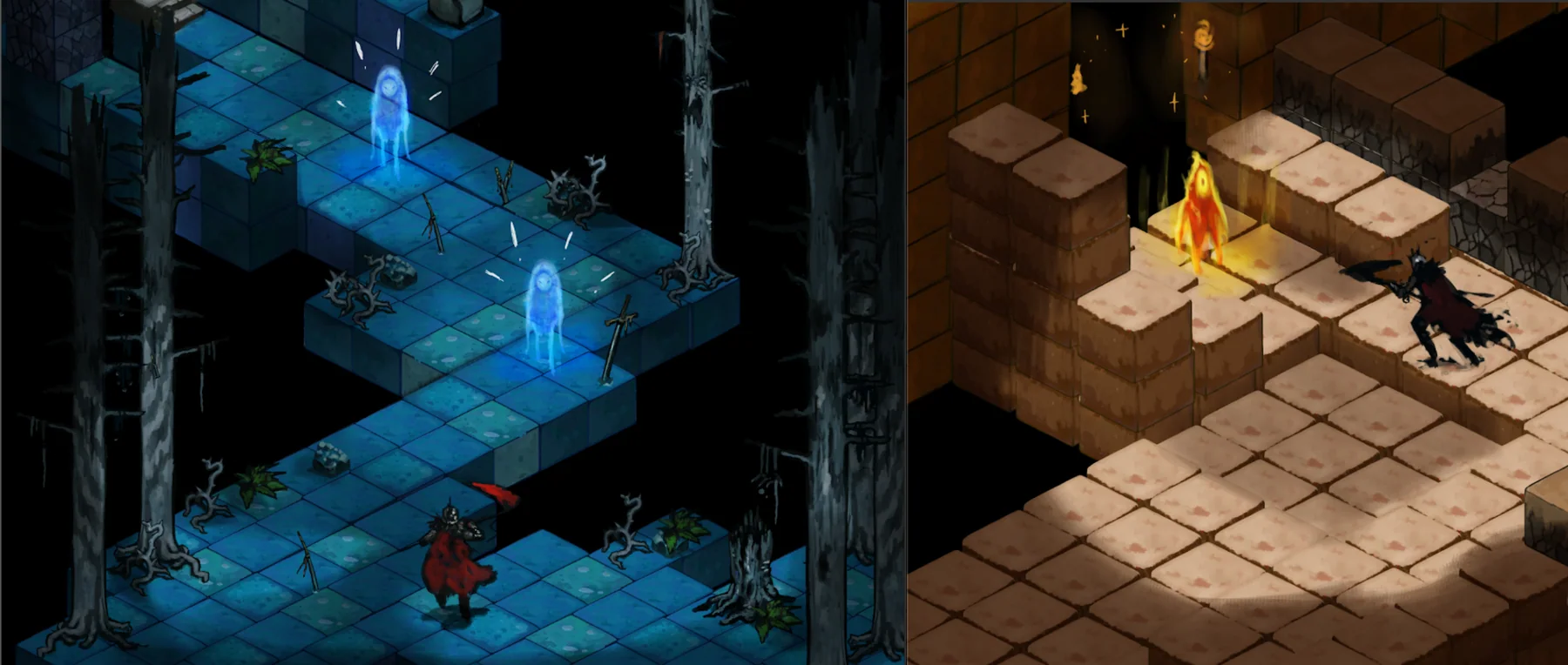 Dungeon layout examples