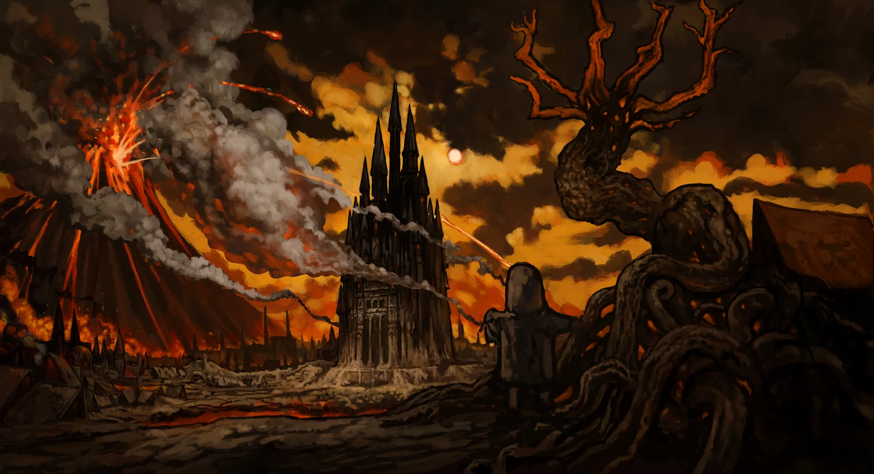 The burned horizon of GRAVEFIRE