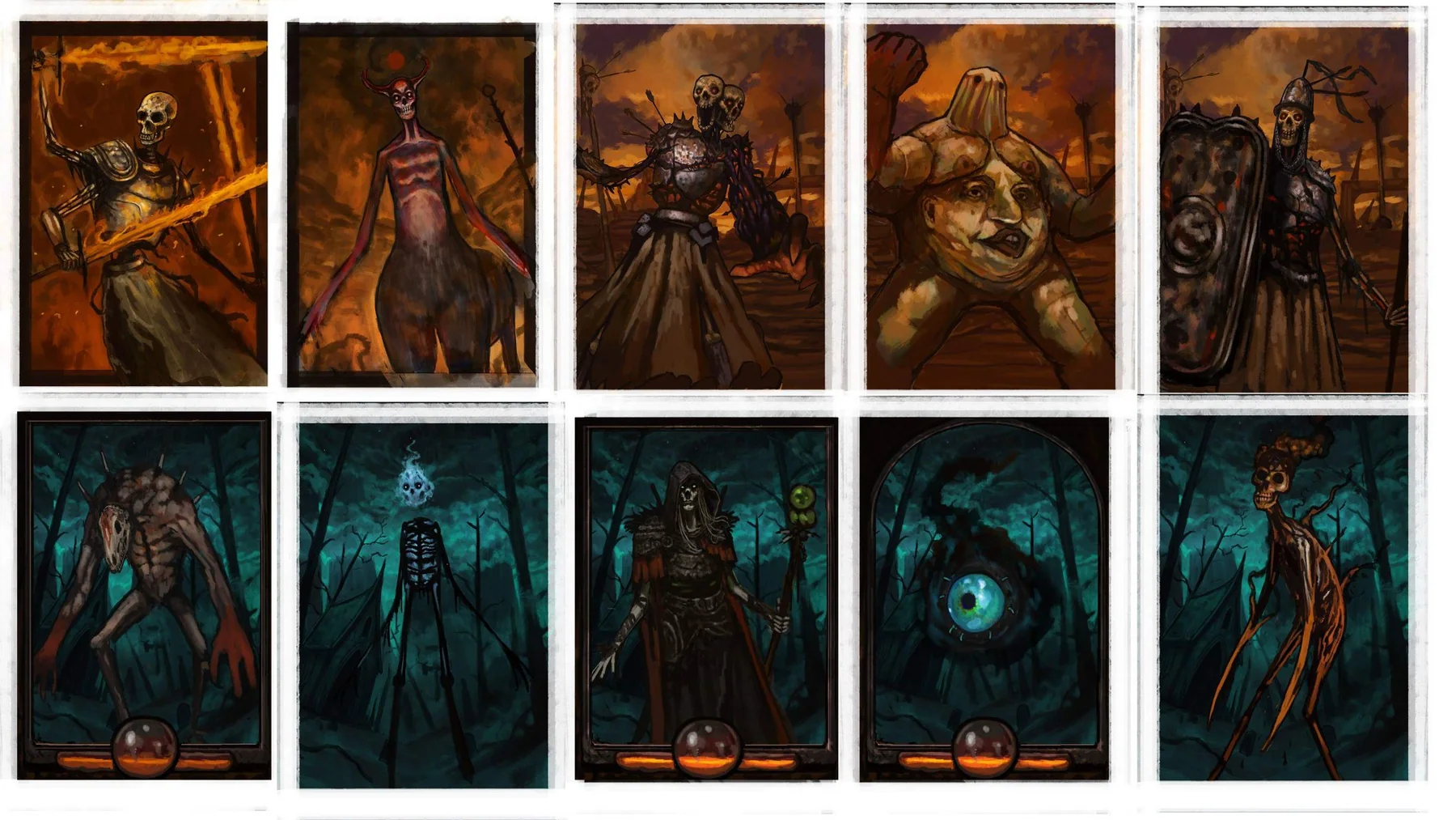 Monster card lineup