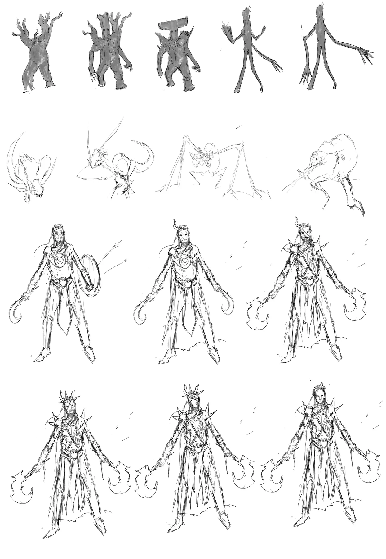Monster concept sheet D